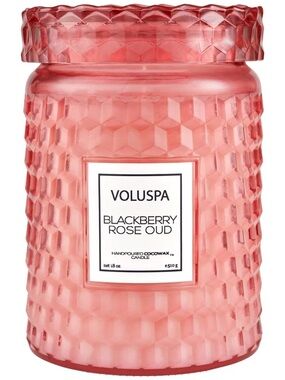 Voluspa Blackberry Rose Oud Large Jar Candle